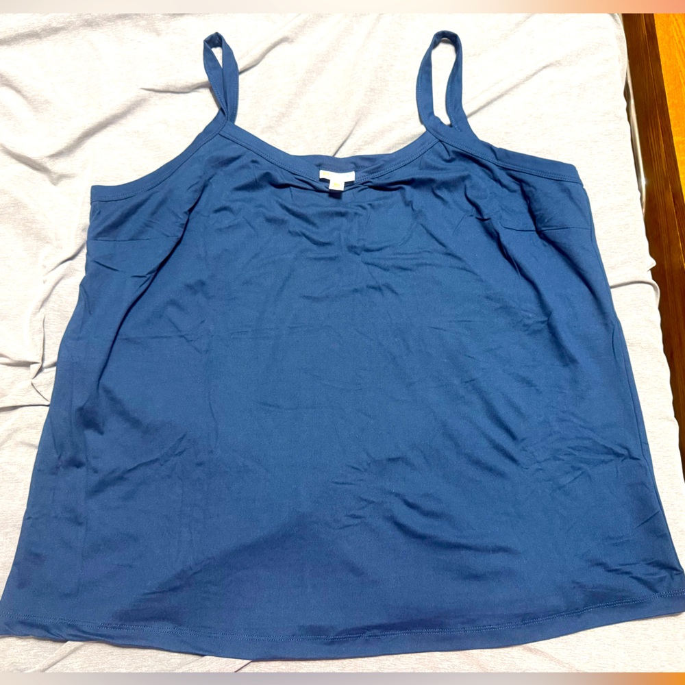 LuLaRoe 3XL Deep Blue Women's Tank Top